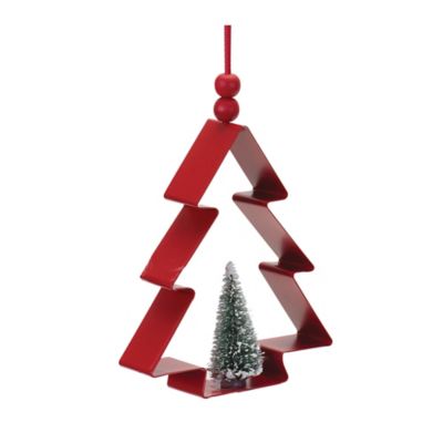 Image showing  Star and Pine Tree Cookie Cutter Ornament (Set of 6)