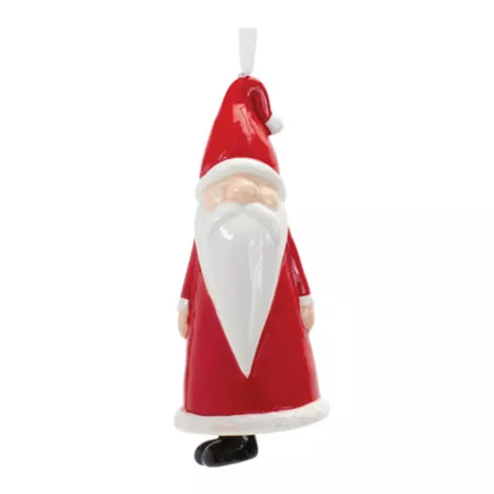 Melrose International Ceramic Santa Bell Ornament (Set of 12) Christmas Ornaments & Tree Toppers