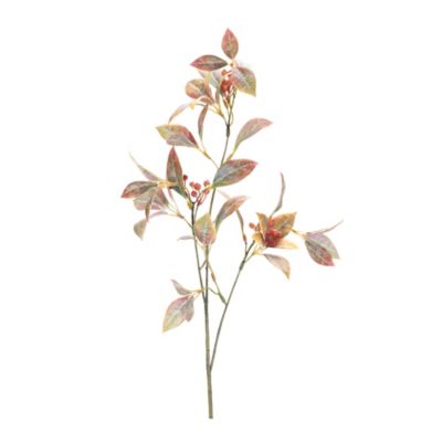 Melrose International Burgandy Berry Foliage Spray (Set of 6)