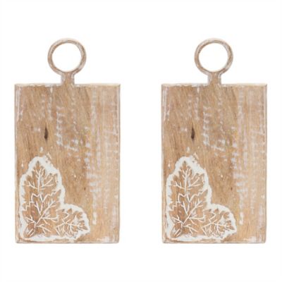 Image showing  Autumn Mango Wood Cutting Board (Set of 2)
