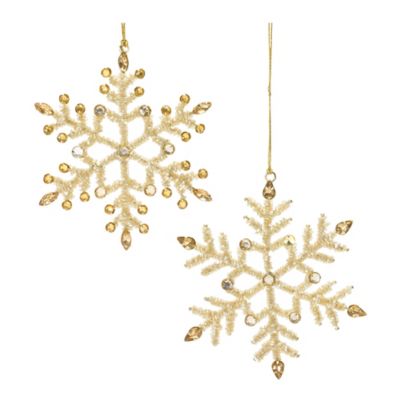 Melrose International Metal Snowboard Forest Disc Ornament (Set of 6) main image 1