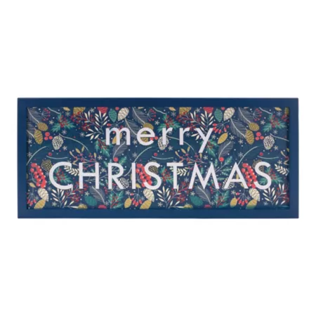 Melrose InternationalWooden Merry Christmas Sign 30 in. Christmas Porch & Door Signs