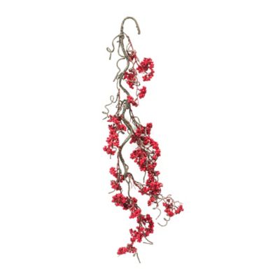 Melrose International Berry Twig Garland (Set of 3)