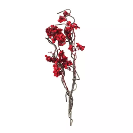 Melrose International Berry Twig Branch (Set of 12) Artificial Christmas Plants