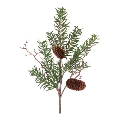 Melrose International Tinsel Pine Spray (Set of 6) main image 0