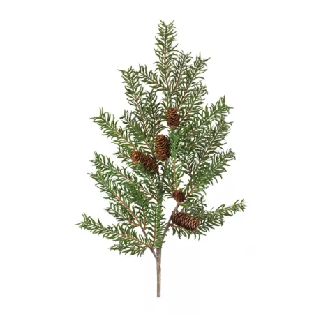 Melrose InternationalPine Spray with Pine Cones (Set of 2) Artificial Christmas Plants