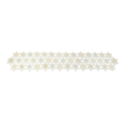 Melrose InternationalEmbroidered Snowflake Table Runner 68 in. L