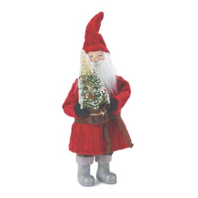 Melrose International Standing Santa Decor 15 in. H