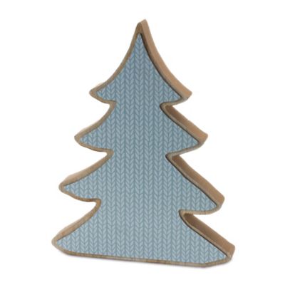 Image showing  Wood Pine Tree Decor (Set of 2)
