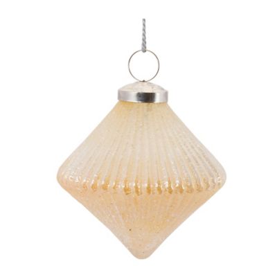 Image showing  Ribbed Glass Ornament (Set of 6)