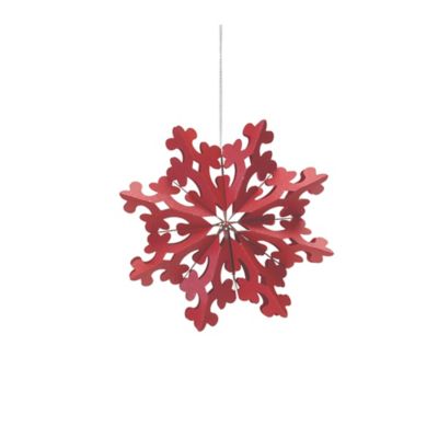 Image showing  Paper Snowflake Christmas Ornament, 6-Pack
