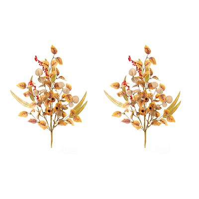 Image showing  Mixed Fall Foliage Pod Spray (Set of 2)