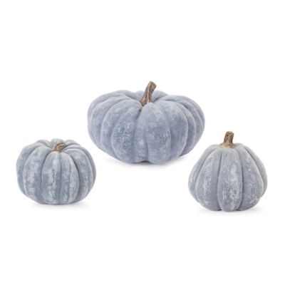 Melrose International Distressed Pumpkin (Set of 3)