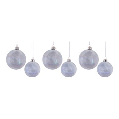 Image showing  Irredescent Glass Ball Ornament (Set of 12)