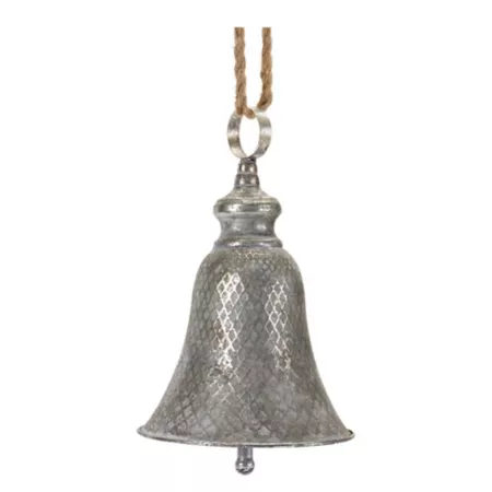 Melrose International Rustic Metal Bell Ornament (Set of 2) Christmas Ornaments & Tree Toppers