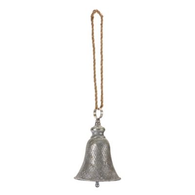 Image showing  Rustic Metal Bell Ornament (Set of 2)