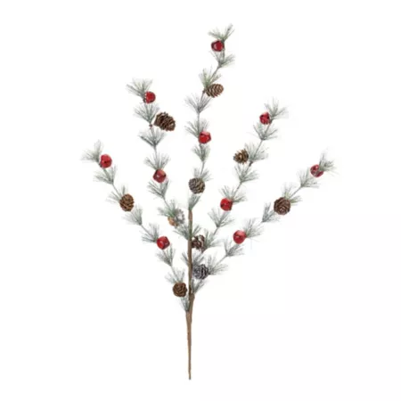 Melrose International Pine/Bell/Cone Sprayer (Set of 6) Artificial Christmas Plants