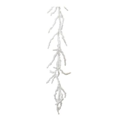 Melrose International Flocked Twig Garland (Set of 2)