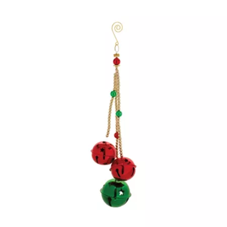 Melrose International Sleigh Bell Hanging Ornament (Set of 6) Christmas Ornaments & Tree Toppers