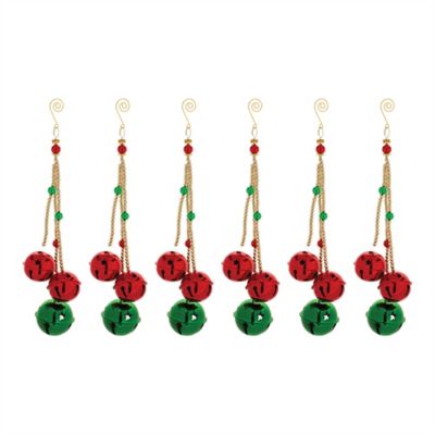 Image showing  Sleigh Bell Drop Ornament (Set of 6)