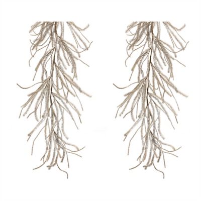 Image showing  Glittered Pine Garland (Set of 2)