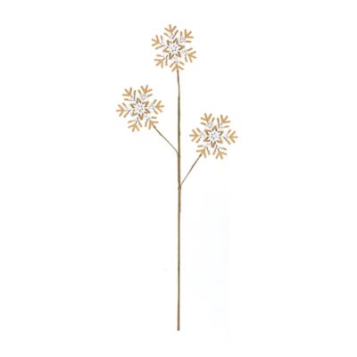 Image showing  Wood Snowflake Spray (Set of 6)