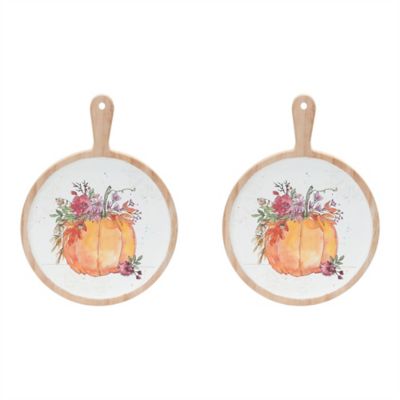 Image showing  Watercolor Pumpkin Cutting Board (Set of 2)
