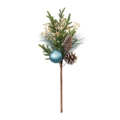 Image showing  Pine Spray with Ornament (Set of 2)