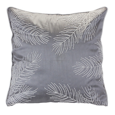 Melrose International Holiday Pine Throw Pillow 17 in. SQ