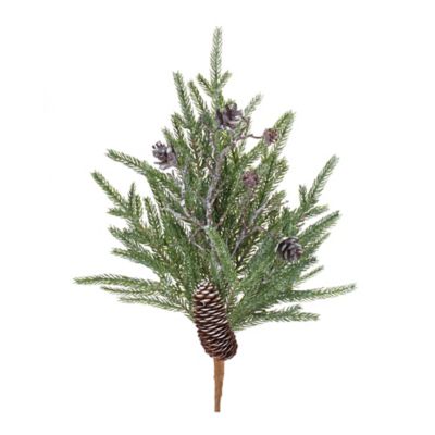 Melrose International Pine and Cone Stem (Set of 6)