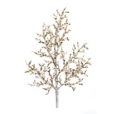 Melrose International Glittered Twig Branch (Set of 12)