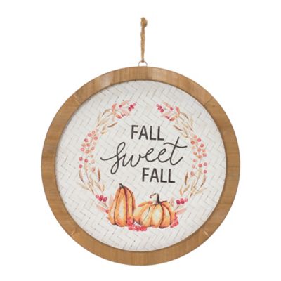 Image showing  Fall Harvest Plaque (Set of 2)