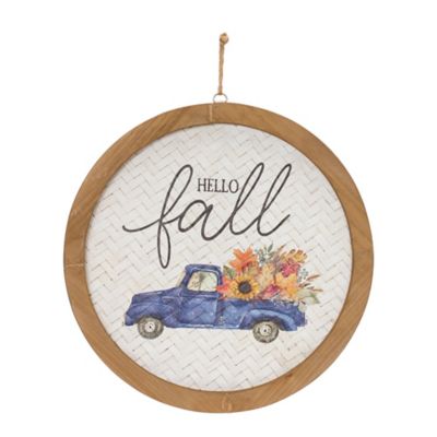 Image showing  Fall Harvest Plaque (Set of 2)