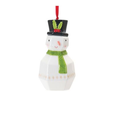 Image showing  Whimsical Santa and Snowman Ornament (Set of 6)