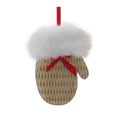Image showing  Cozy Mitten Hat and Bell Ornament (Set of 12)