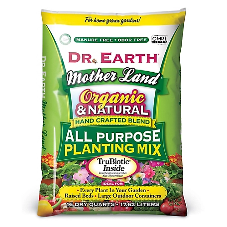 Dr. Earth Motherland Planting Mix, 16 qt.