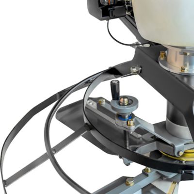 Image showing  30 in. Portable Concrete Power Trowel with 18 ft.G495 Bull Float Handle 37cc Engine