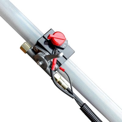 Image showing 6 th Tomahawk Power 30 in. Portable Concrete Power Trowel with 18 ft.G495 Bull Float Handle 37cc Engine