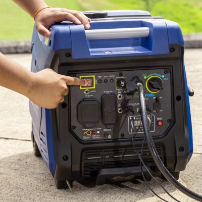 Image showing 6 th Westinghouse 5,000/3,900-Watt Dual-Fuel Portable Inverter Generator, CO Sensor, Recoil Start