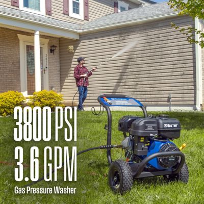 Image showing  3,800 PSI 3.6 GPM Gas Cold Water Pressure Washer, 5 Nozzles and Soap Tank