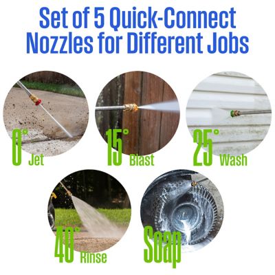 Image showing 9 th Westinghouse 4,400 PSI 4.2 GPM Gas Cold Water Pressure Washer, 5 Nozzles