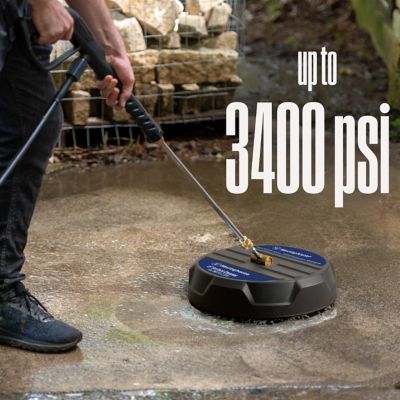 Image showing  Universal 15 in. Pressure Washer Surface Cleaner Attachment, 3,400 PSI, 1/4 in.