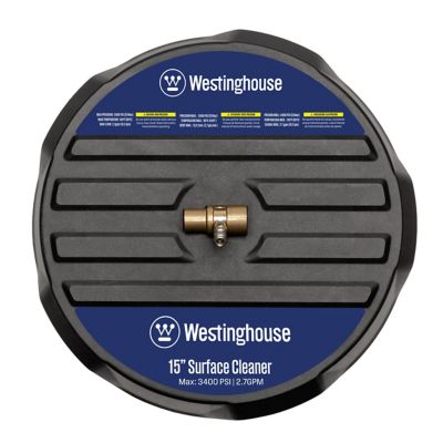 Image showing 7 th Westinghouse Universal 15 in. Pressure Washer Surface Cleaner Attachment, 3,400 PSI, 1/4 in.