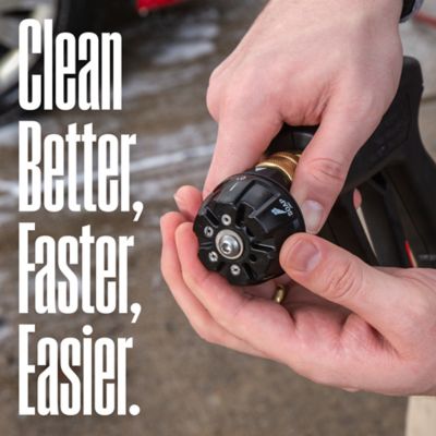 Image showing  Pressure Washer 6-in-1 Nozzle Attachment - 3600 PSI, 1/4 in. Connector