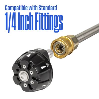 Image showing  Pressure Washer 6-in-1 Nozzle Attachment - 3600 PSI, 1/4 in. Connector