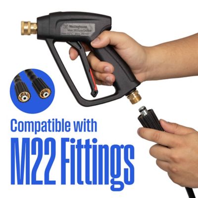 Image showing  3,600 PSI Short Pressure Washer Gun, M22 Connector