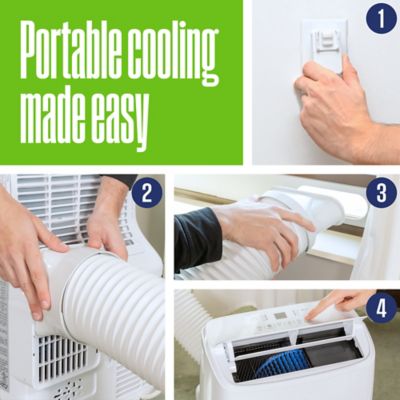 Image showing 8 th Westinghouse 10,000 BTU Portable Air Conditioner & Dehumidifier with Smart App, for Rooms Up to 450 sq. ft.