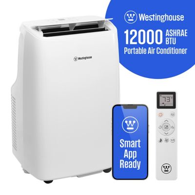 Westinghouse 12,000 BTU Portable Air Conditioner & Dehumidifier with Remote & Smart App, up to 550 Sq Ft