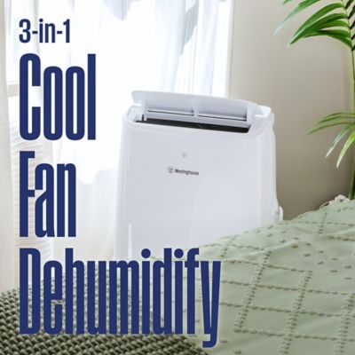 Image showing  12,000 BTU Portable Air Conditioner & Dehumidifier with Remote & Smart App, up to 550 sq. ft.