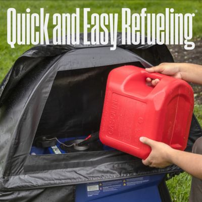 Image showing  Weather Tent Cover for Fully Encased Inverter Portable Generators